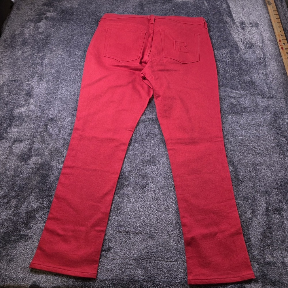Ralph Lauren Purple Label Stacked Monogram 160 Slim Denim Jeans Womens 28 $590